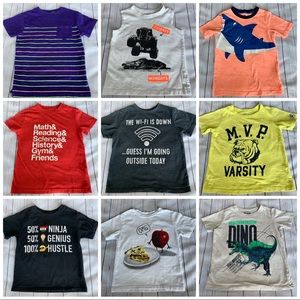 🚗 Bundle of Size 4, 4/5, XS Short Sleeve Tshirts